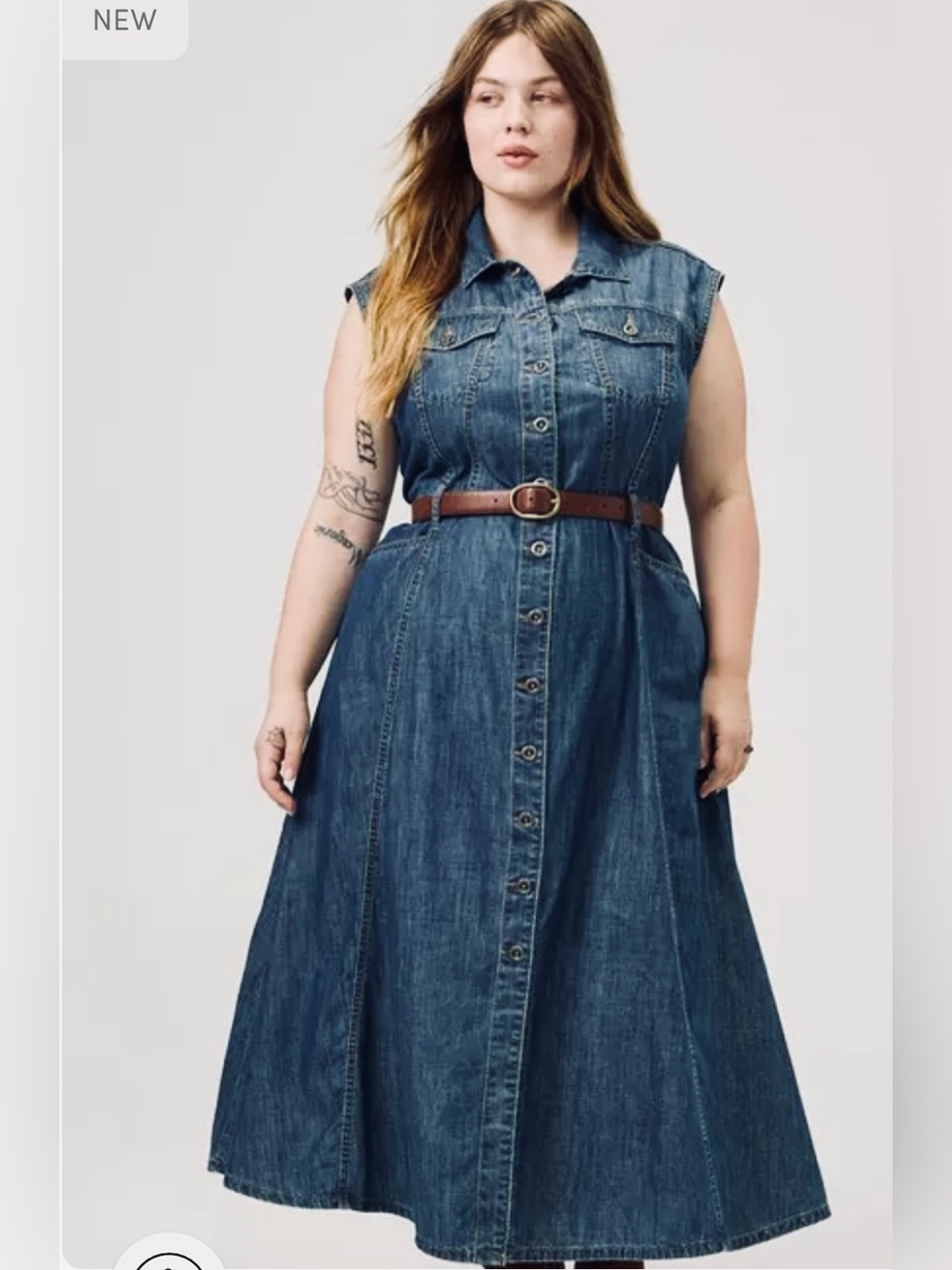 NWOT Torrid Denim Trucker Dress